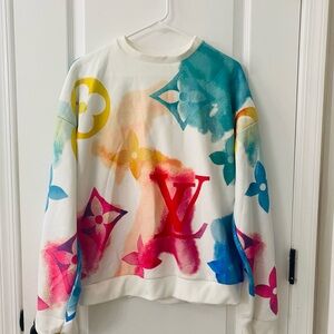 Louis Vuitton Multicolor Logo Women's Sweater